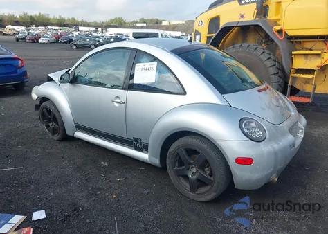 2002 Volkswagen New Beetle Sport из США, поврежденный, VIN 3VWED21CX2M449780